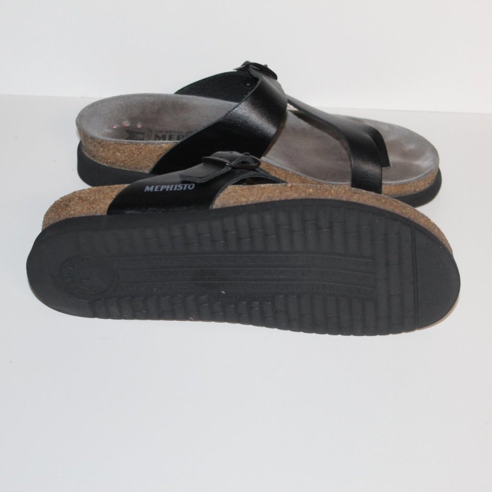 Mephisto Sandals Women 36 = US 6 Leather Black_12